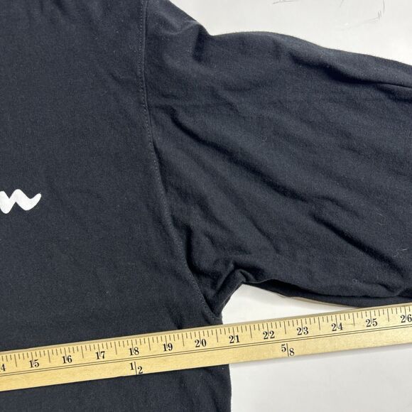 Champion Long Sleeve Crew Neck Black Shirt Men Size Large - Picture 8 of 10